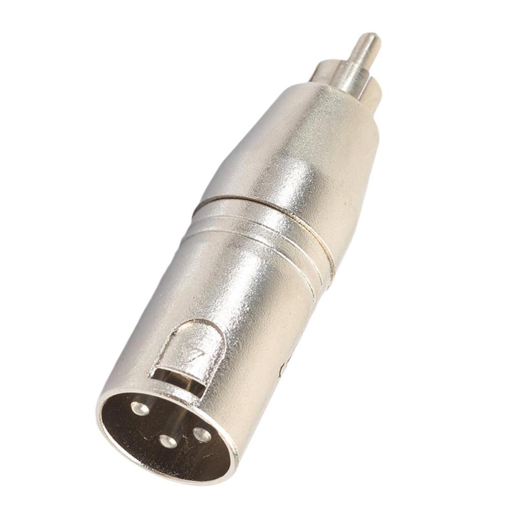 XLR 3Pin Nam RCA Âm Thanh Adapter Chuyển Đổi Cổng Kết Nối Cho Micro