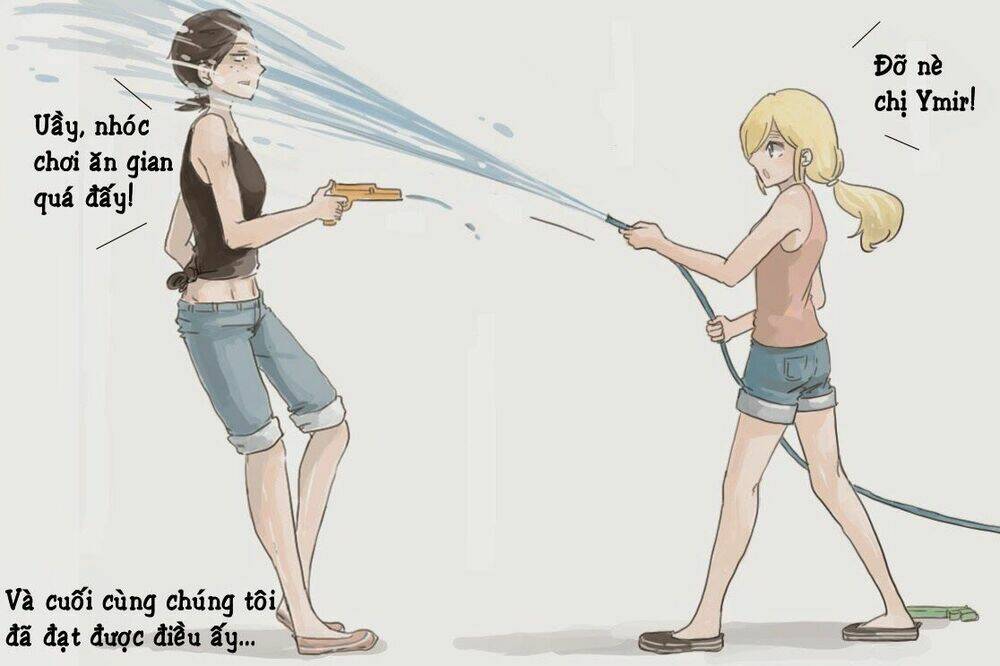 đại chiến titan - doujinshi về các cô gái chapter 24 2