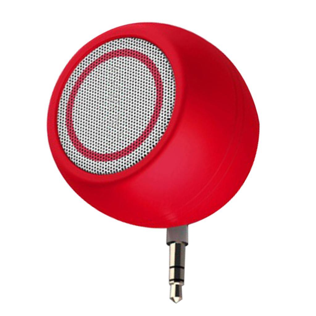 2 PCS 350mAh Mini Speaker 3.5mm Input , 3W Loud Portable