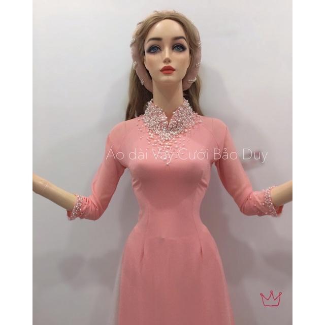 Áo dài hội nghị hỏi cưới tiệc 4 tà
