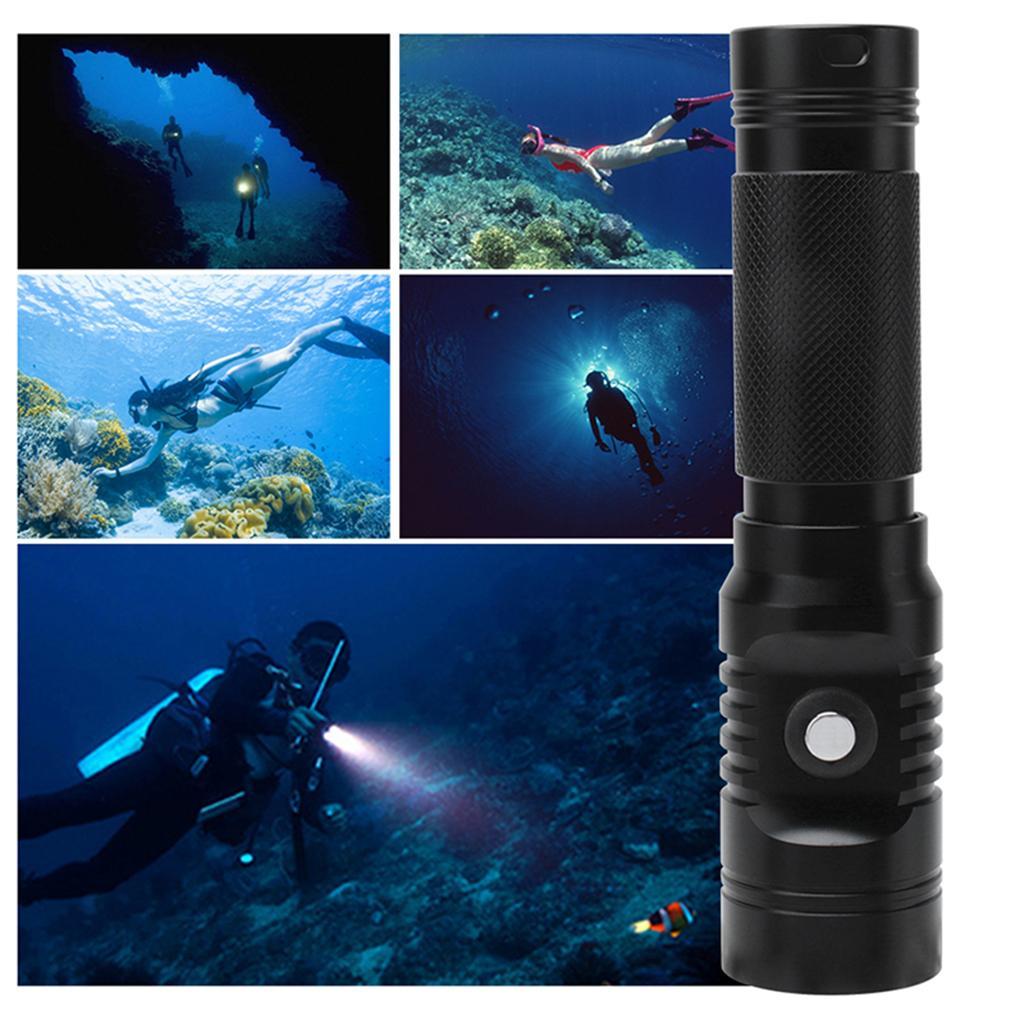 Underwater Diving  Waterproof Dive  Flashlight