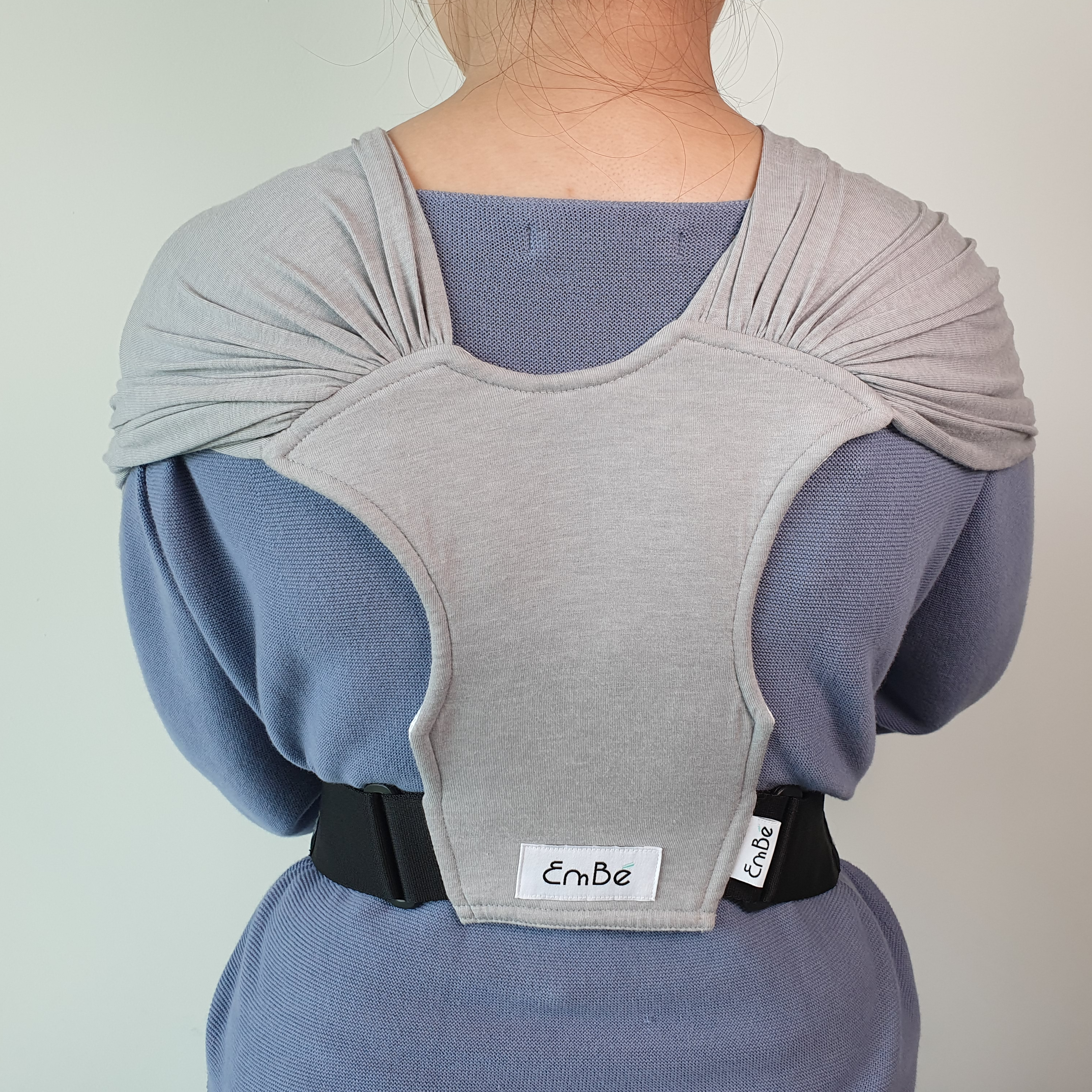 Địu vải EmBé Sling dành cho bé sơ sinh từ 0-24 tháng, dòng FLEX/ FLEX plus có dây tăng đơ để điều chỉnh size