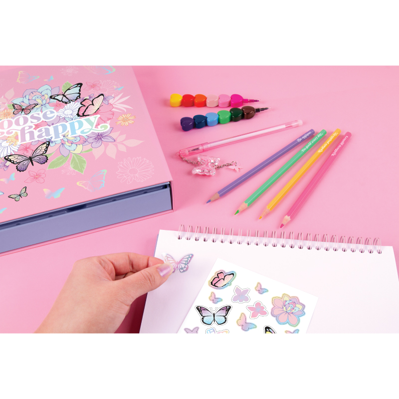 Combo 3C4G Tô Màu Và Sketchbook - Choose Happy 12028