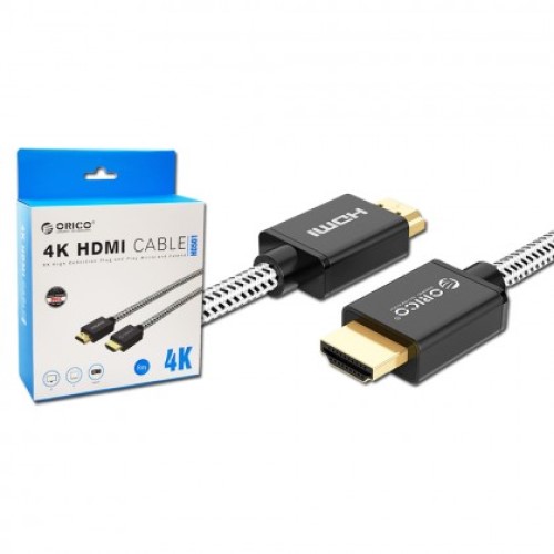 Cáp Nối HDMI V2.0 Màu Đen ORICO HD501 - Hàng Chính Hãng