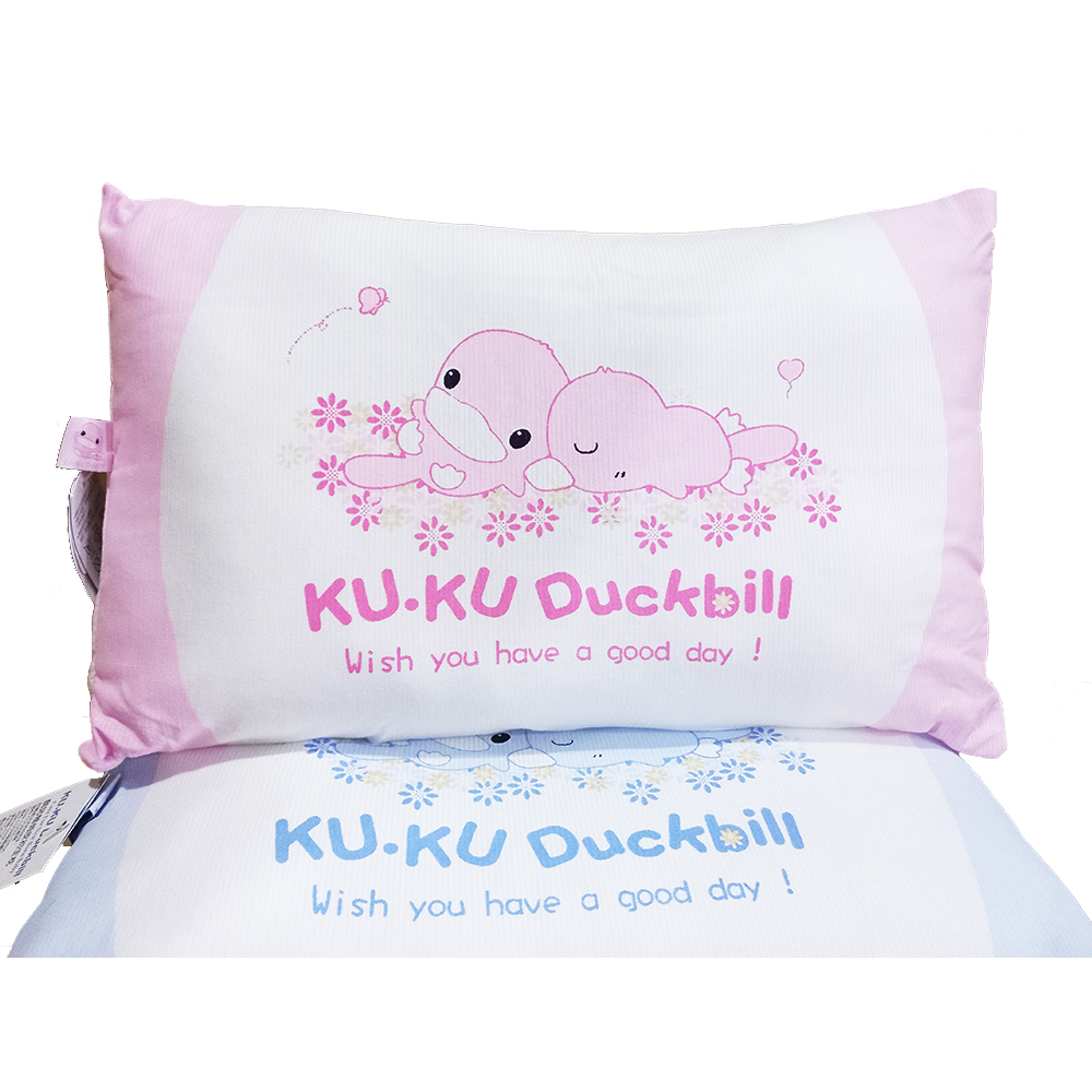 gối chống méo đầu cho bé KU.KU Duckbill 23x35x4.5cm ku2021
