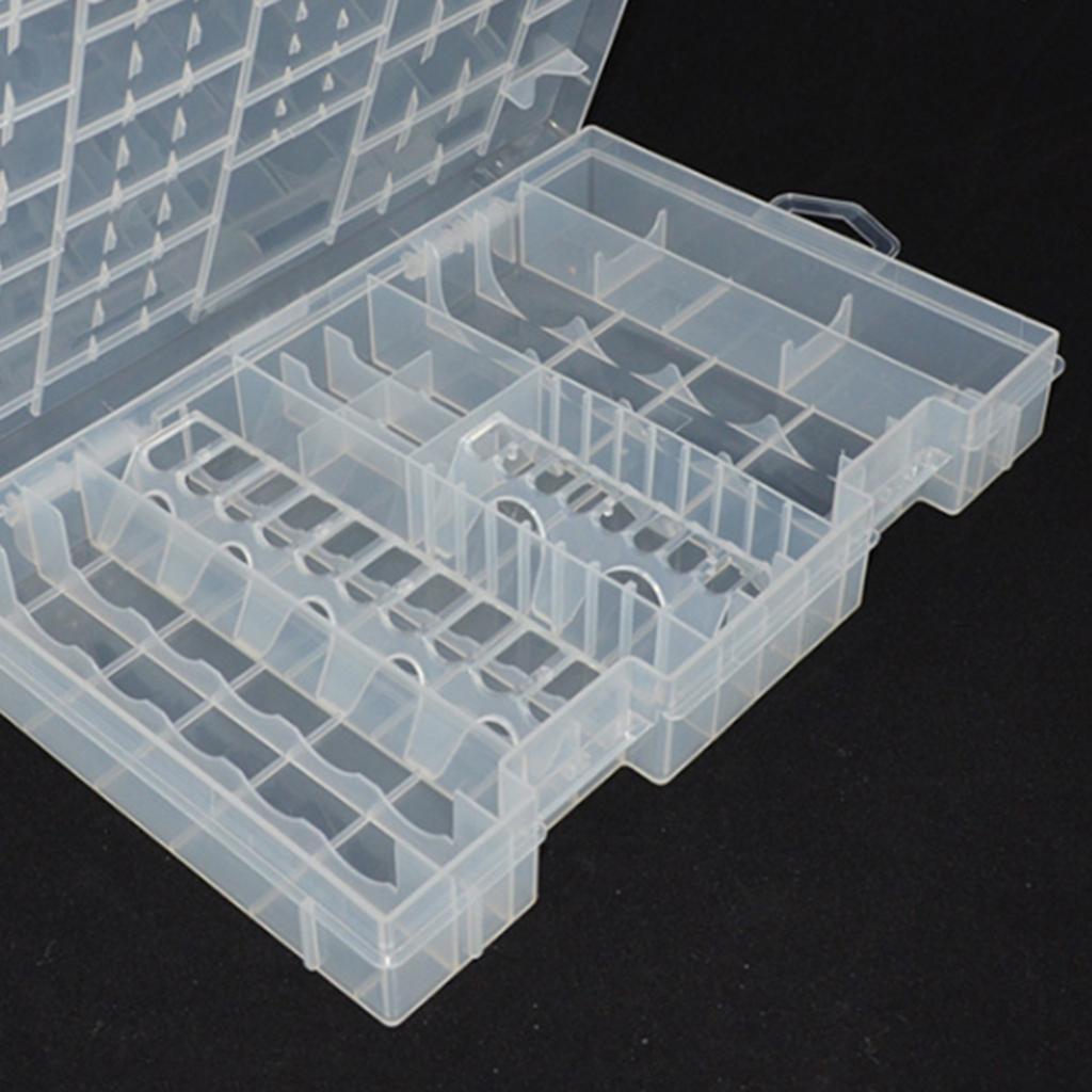 Battery Organizer Storage Carrying case Waterproof For 50pcs AAA AA 9V C D