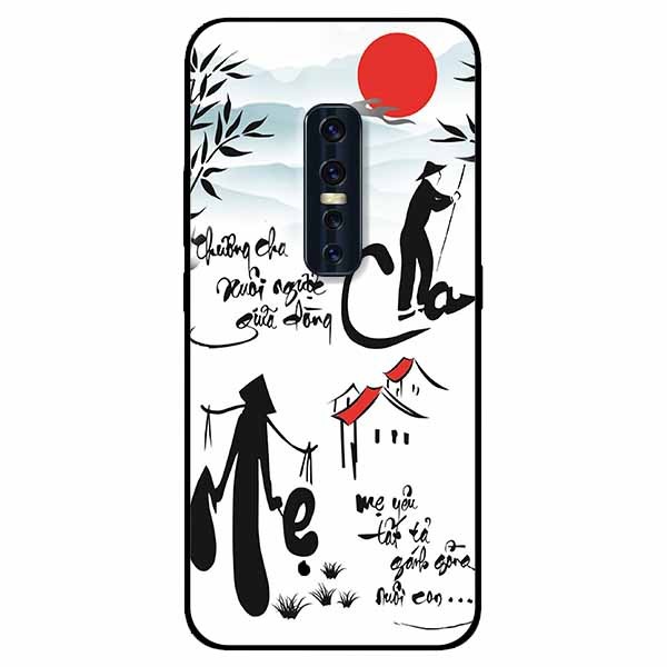 Ốp lưng in cho Vivo V17, S1 Pro Mẫu Thương Cha Mẹ