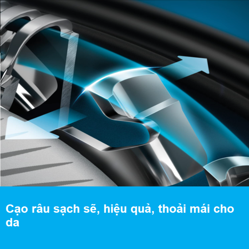 Máy cạo râu khô và ướt, thương hiệu cao cấp Philips Hà Lan S5466/03 Serial 5000 - HÀNG CHÍNH HÃNG