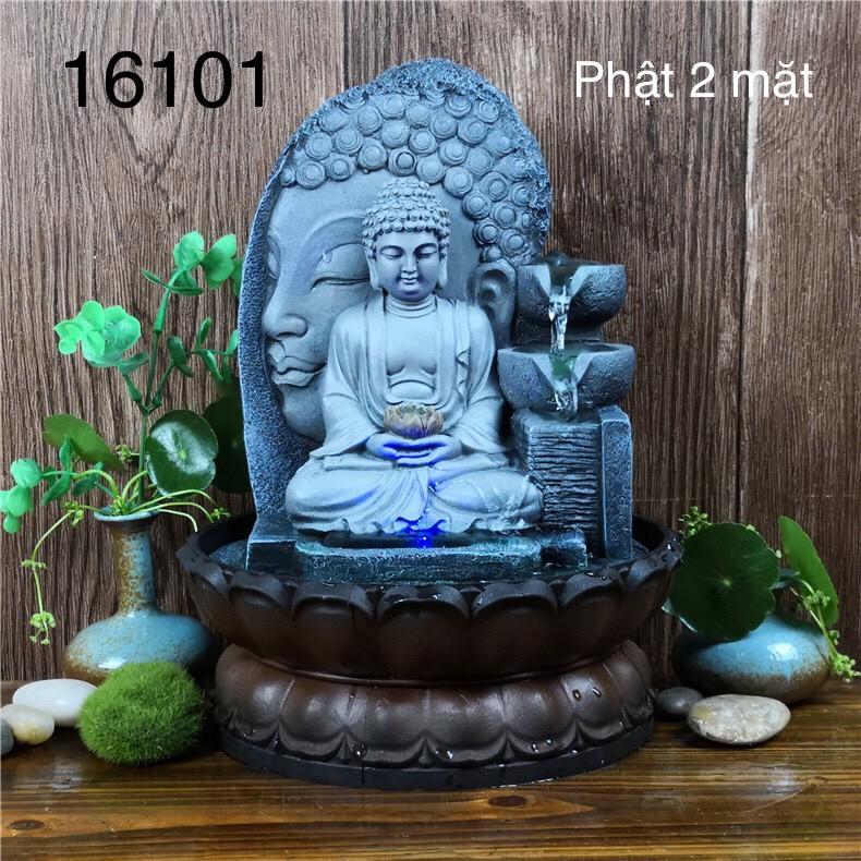 Thác nước phong thủy-Thác phong thủy mini để bàn hình phật
