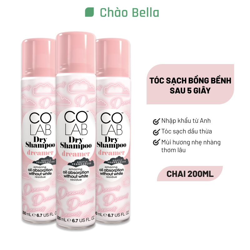 Dầu gội khô Colab Dreamer (Hương Mộng Mơ) - 200ml