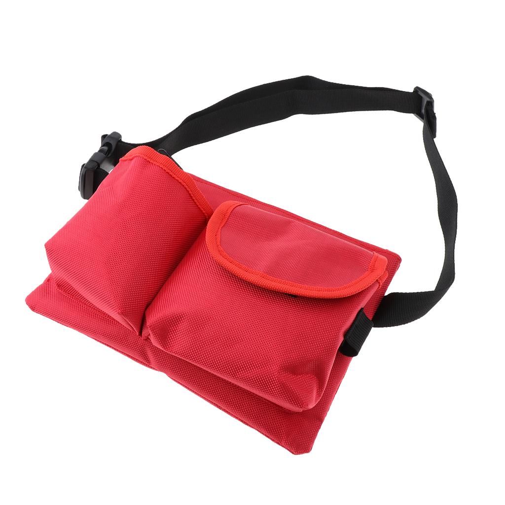 Gardening Tool Waist Bag Belt Heavy Duty Oxford Tool Apron with 3 Pockets of Different Sizes
