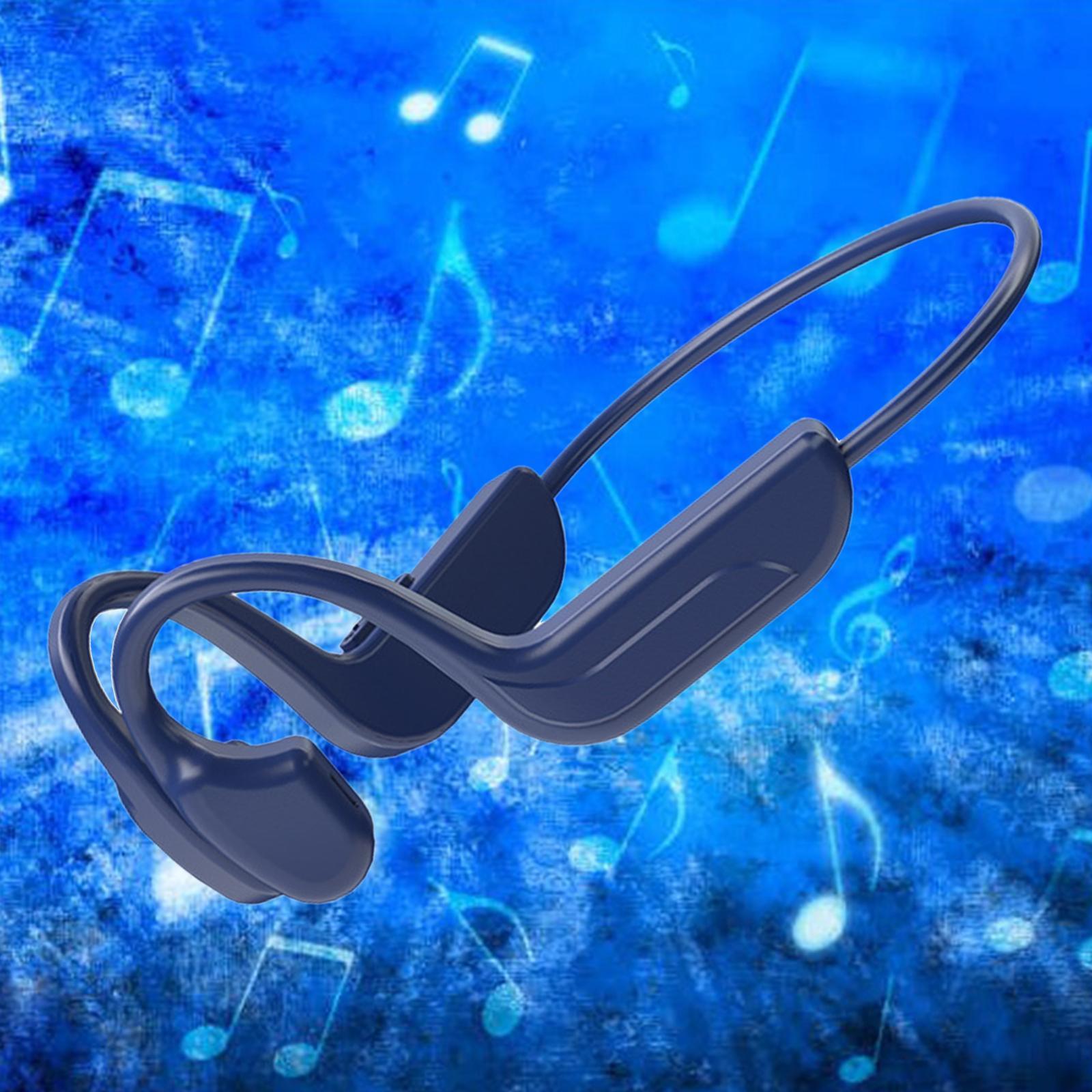 Bone Conduction Headphones Bluetooth 5.0 IPX5 Wireless Open Ear Headphones for Gym