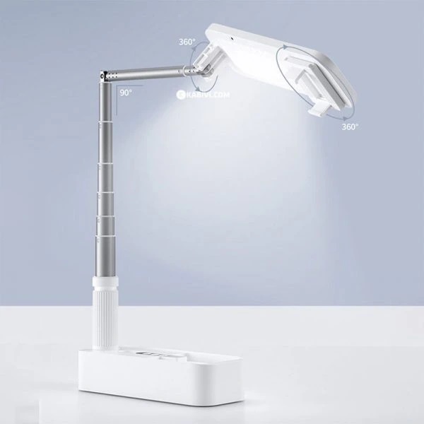 Đèn Livetream Sothing Standbox V6, có đèn LED và đỡ điện thoại thông minh xoay 360 độ, kết nối Bluetooth- Hàng chính hãng