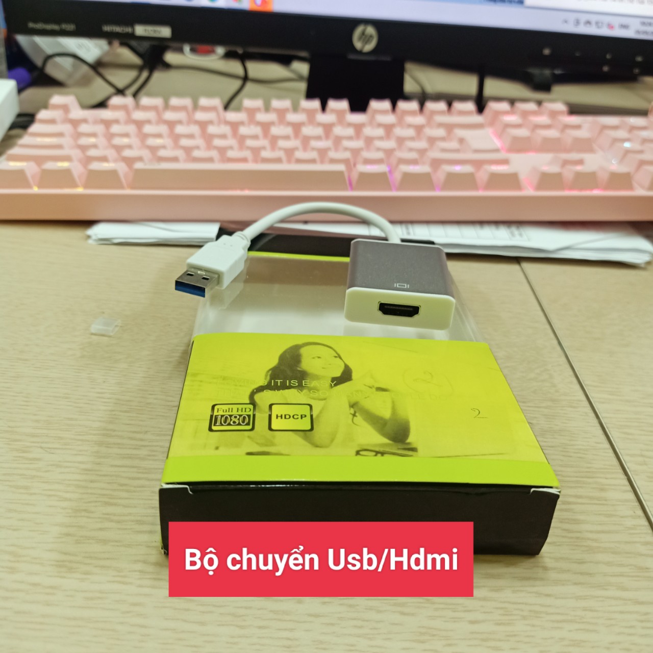 Cáp chuyển USB ra HDMI có âm thanh UTH1080 - FullHD