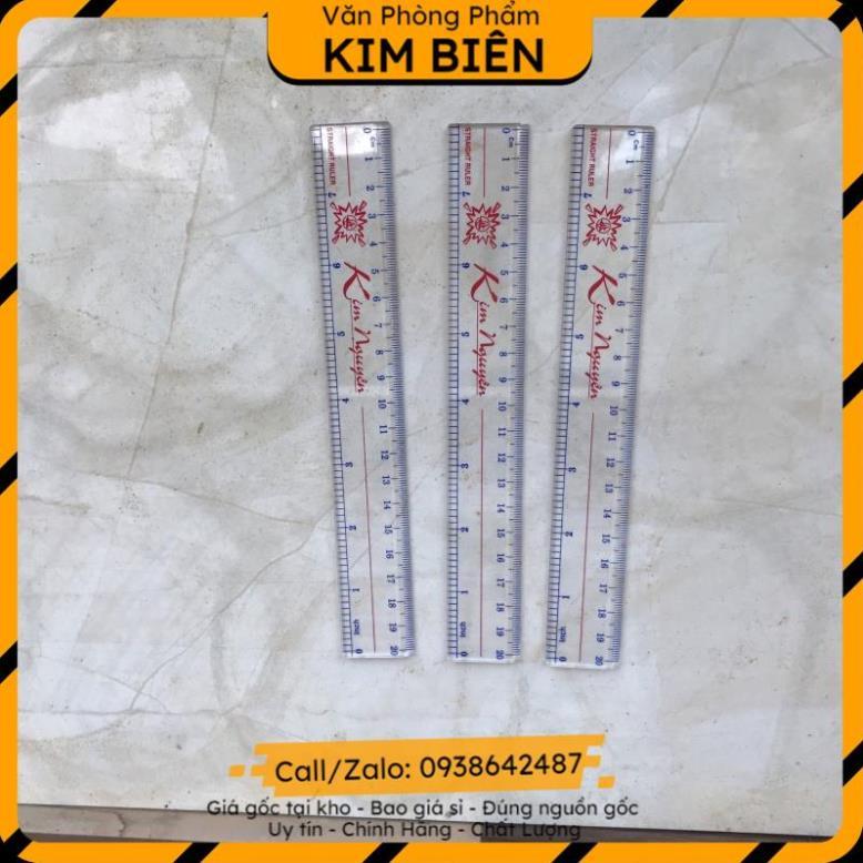 ️sỉ vpp,sẵn hàng️ THƯỚC 20CM KIM NGUYÊN CỨNG - VPP Kim Biên