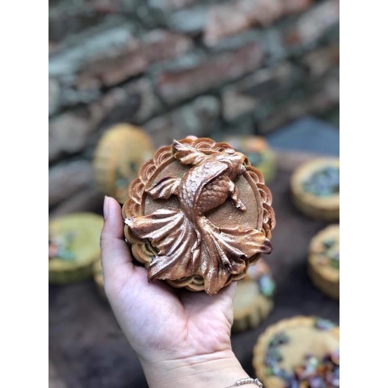 Khuôn silicon vỉ cá vàng 3 con