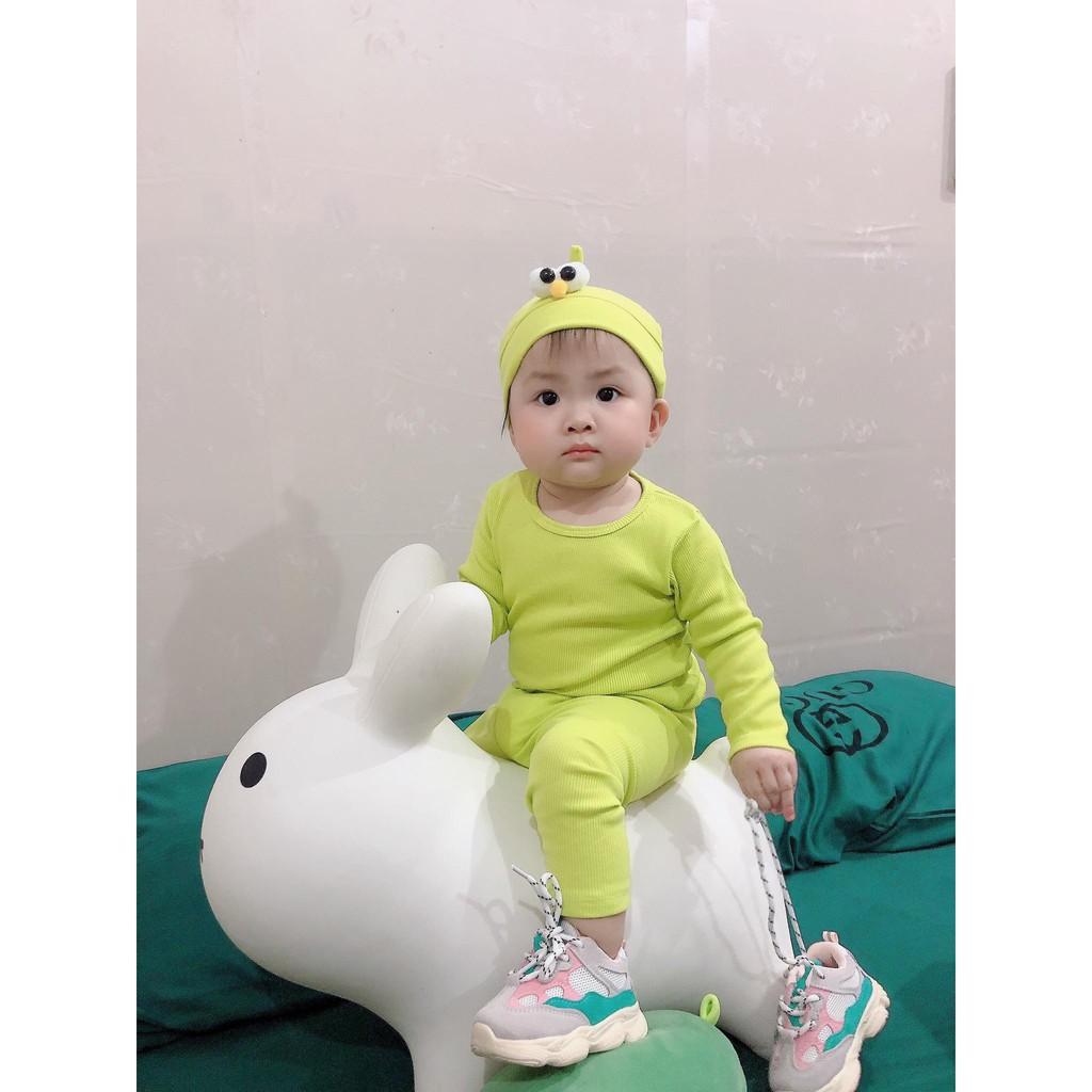 Bộ Dài Tay Cho Bé Bộ Len Tăm Dài Tay SIMPSON chất len tăm cao cấp form siêu đẹp