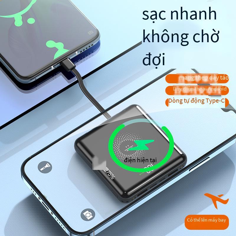 Ưu đãi đặc biệt sạc không dây báu vật tặng kèm 1 dòng sạc nhanh dung lượng lớn 20000 mAh siêu mỏng mini cầm tay tùy chỉnh