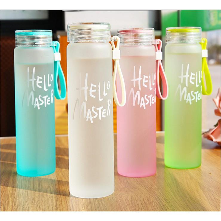 Chai Nước Thủy Tinh Hello Master 480 ml