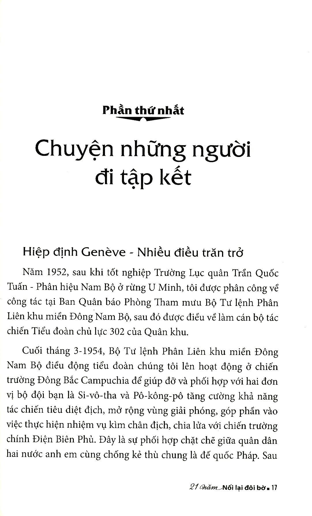 Sách 21 Năm Nối Lại Đôi Bờ