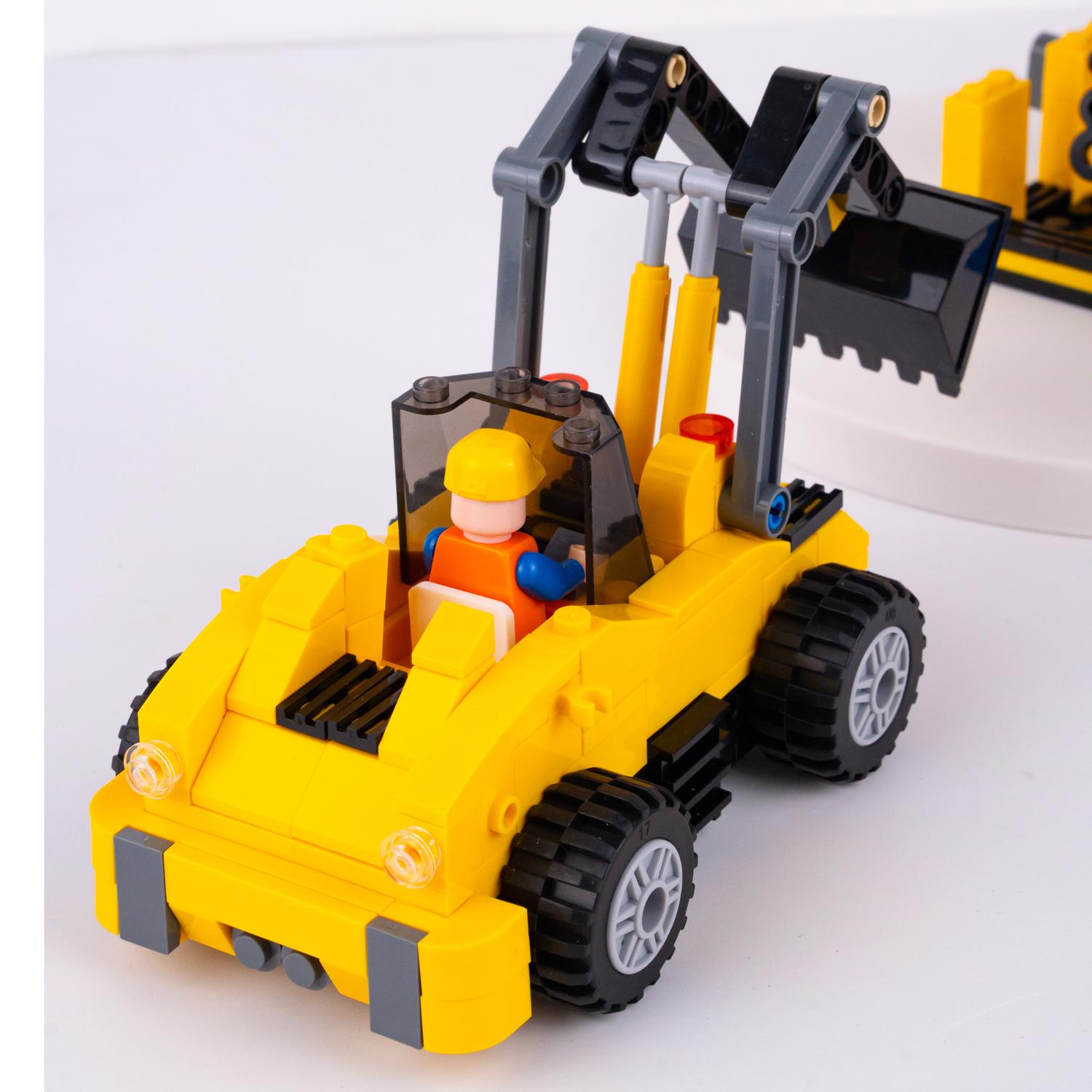 Đồ Chơi Lắp Ráp Máy Xúc Đào Thủy Lực 2 Trong 1 - Hydraulic Excavator - Toys&amp;Joys 8632 (268 Mảnh Ghép)
