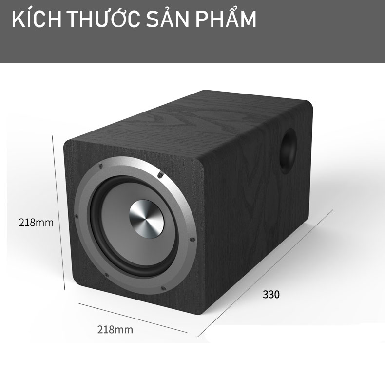 loa siêu trầm subwoofer 100W Ibass ( hàng nhập khẩu )