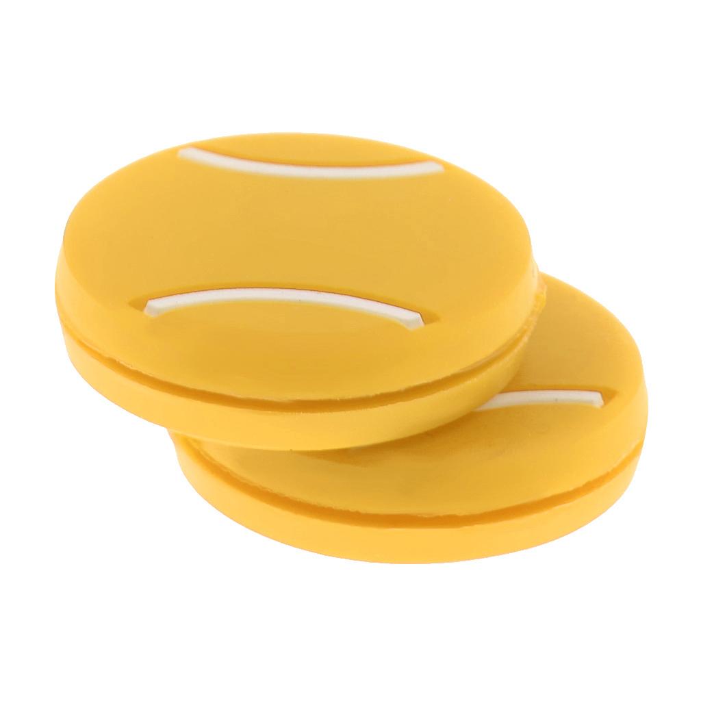 2 Pieces Tennis/Squash Racket Vibration Dampeners Shock Absorber Shockproof Damper