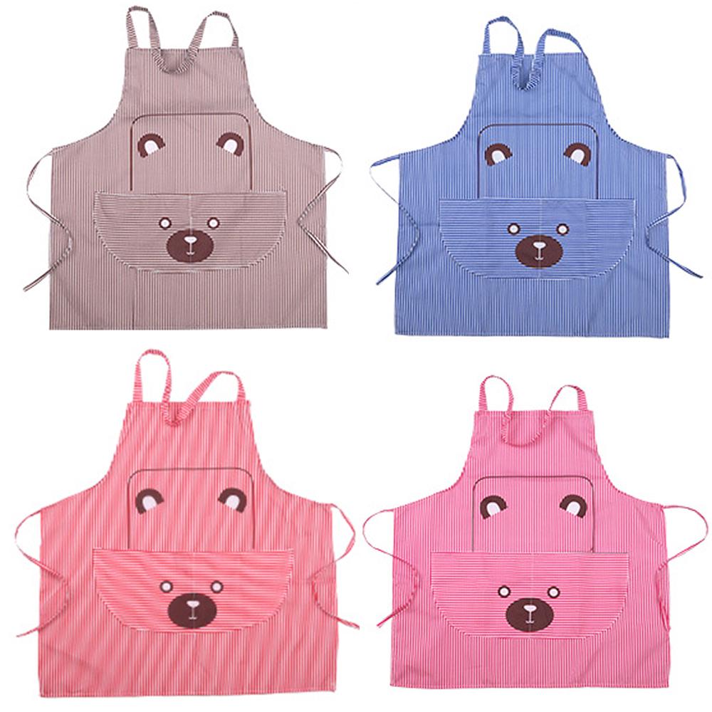 Tạp Dề Nấu Ăn In Hình Gấu Đáng Yêu