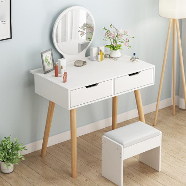 Bộ bàn ghế trang điểm kèm gương cao cấp, bàn trang điểm DH-BGK2030
