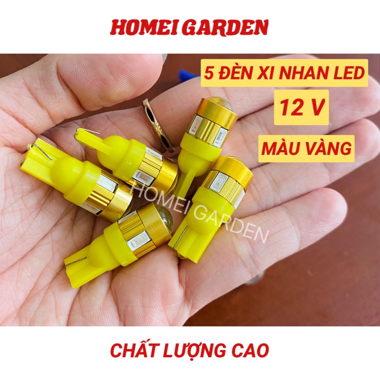 Đèn xi nhan LED xe máy 12V nhiều màu - HM0015