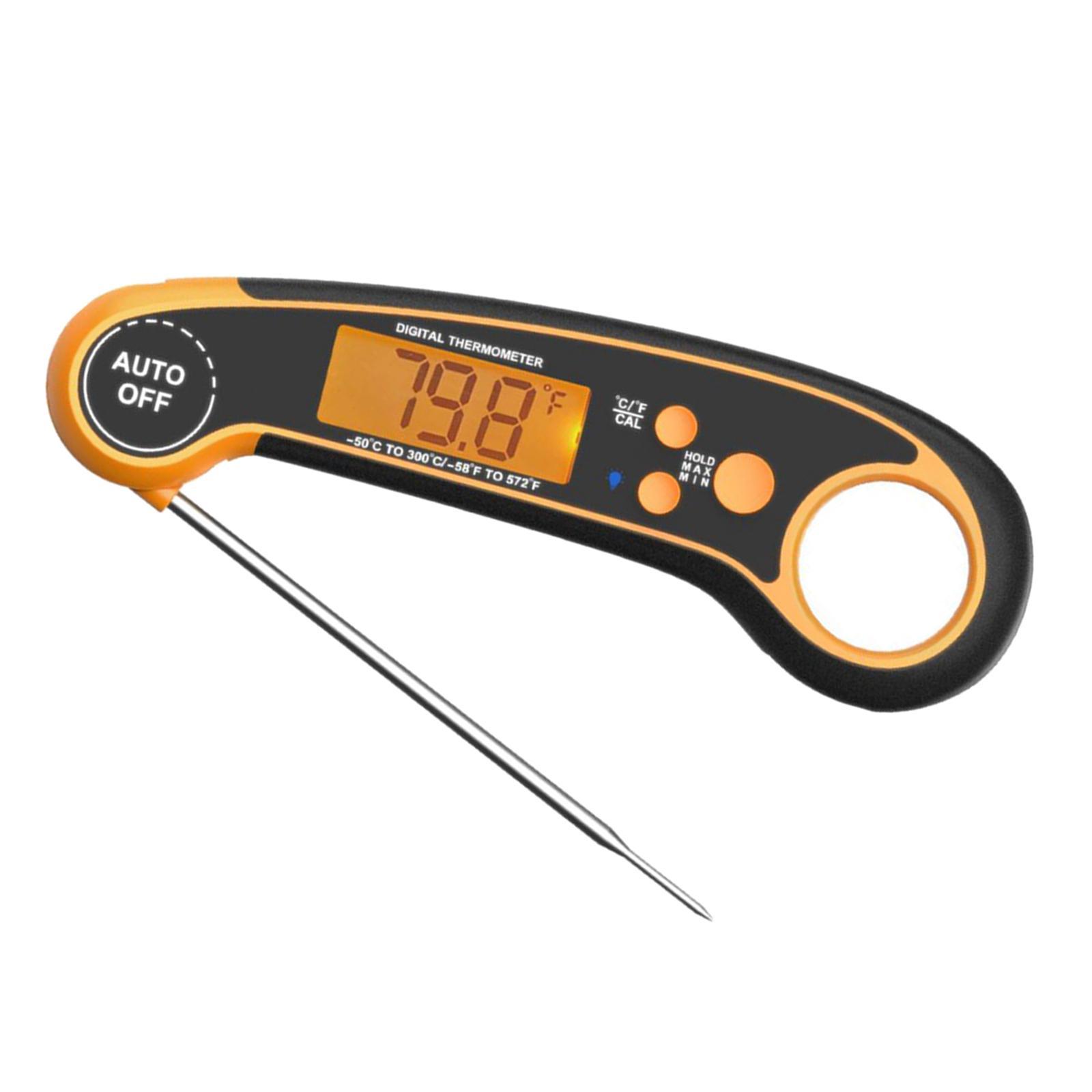 Waterproof Digital Instant Read Meat Thermometer & Folding Probe