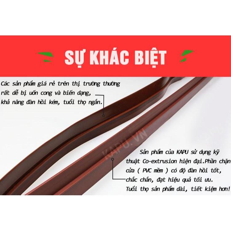 Ron dán chặn cửa PVC dài 1 mét, dán chân cửa chống bụi chống côn trùng