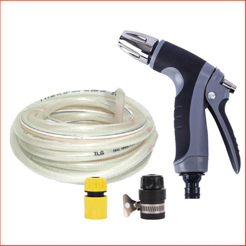 Bộ dây và vòi xịt tăng áp rửa xe tưới cây 206817 20M