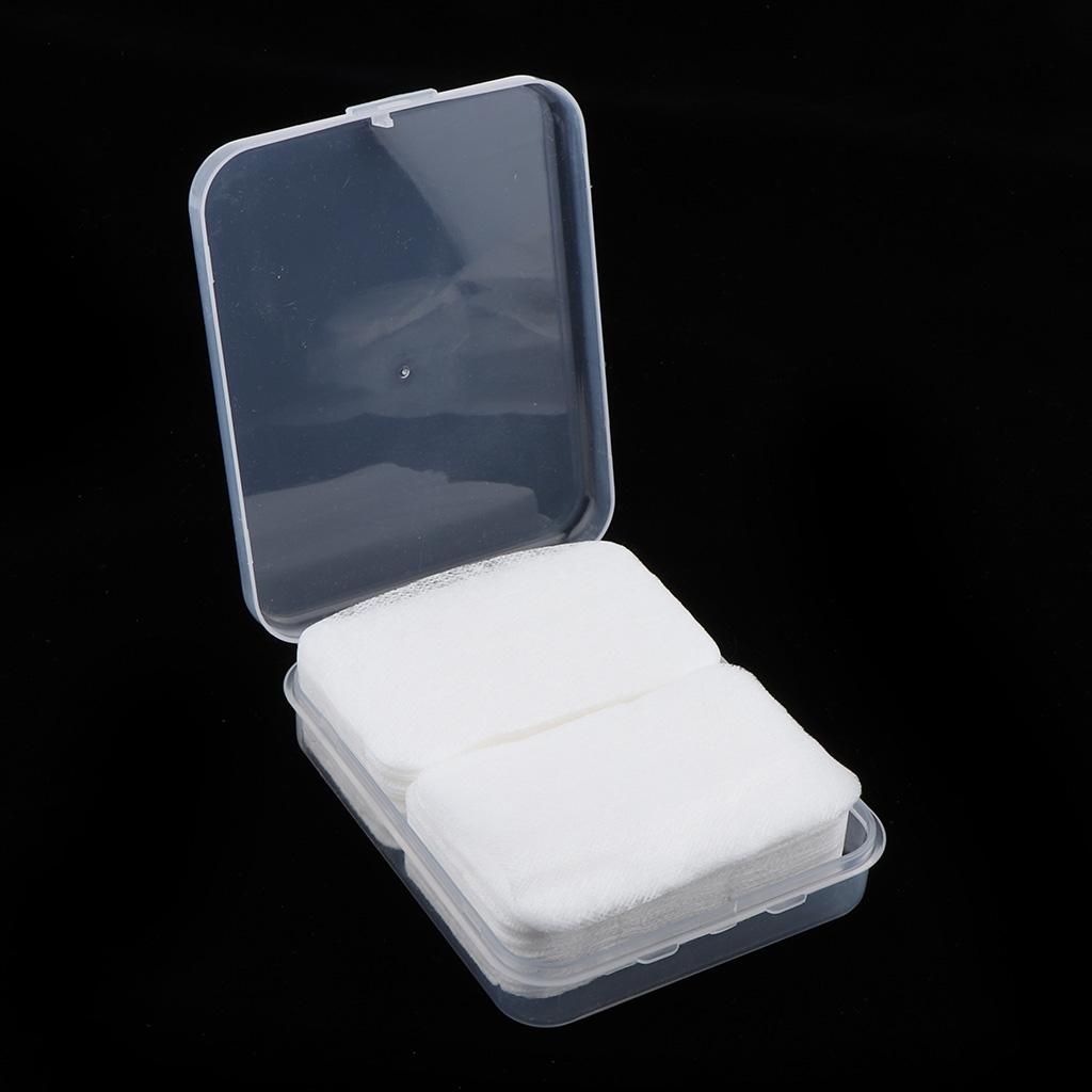 200pcs Makeup Cotton Pads Soft Facial Cleansing Lint Free Cosmetic Square Pads Thin Cotton Absorbent Makeup Remover Pads For Face Nail Lips Eyelash