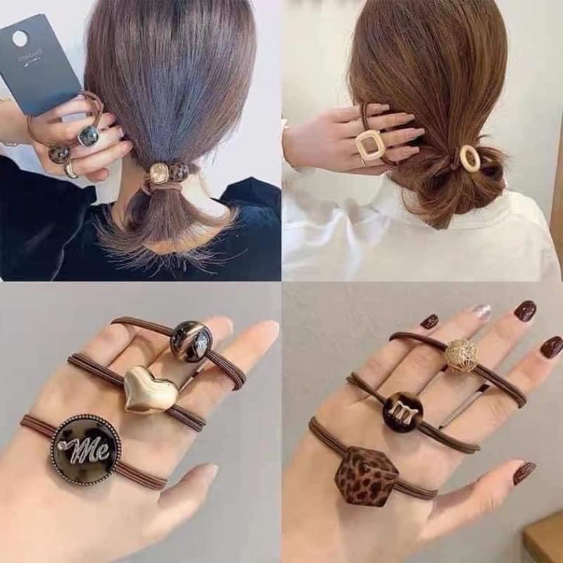 Set 50 dây buộc tóc