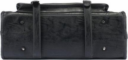 Men'S Business Handbag Oil Wax Soft Leather Large Capacity Travel Duffle Bag