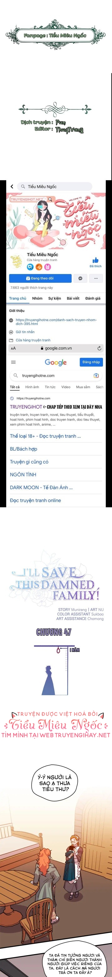 tôi sẽ cứu lấy gia tộc sắp sụp đổ chapter 47 1