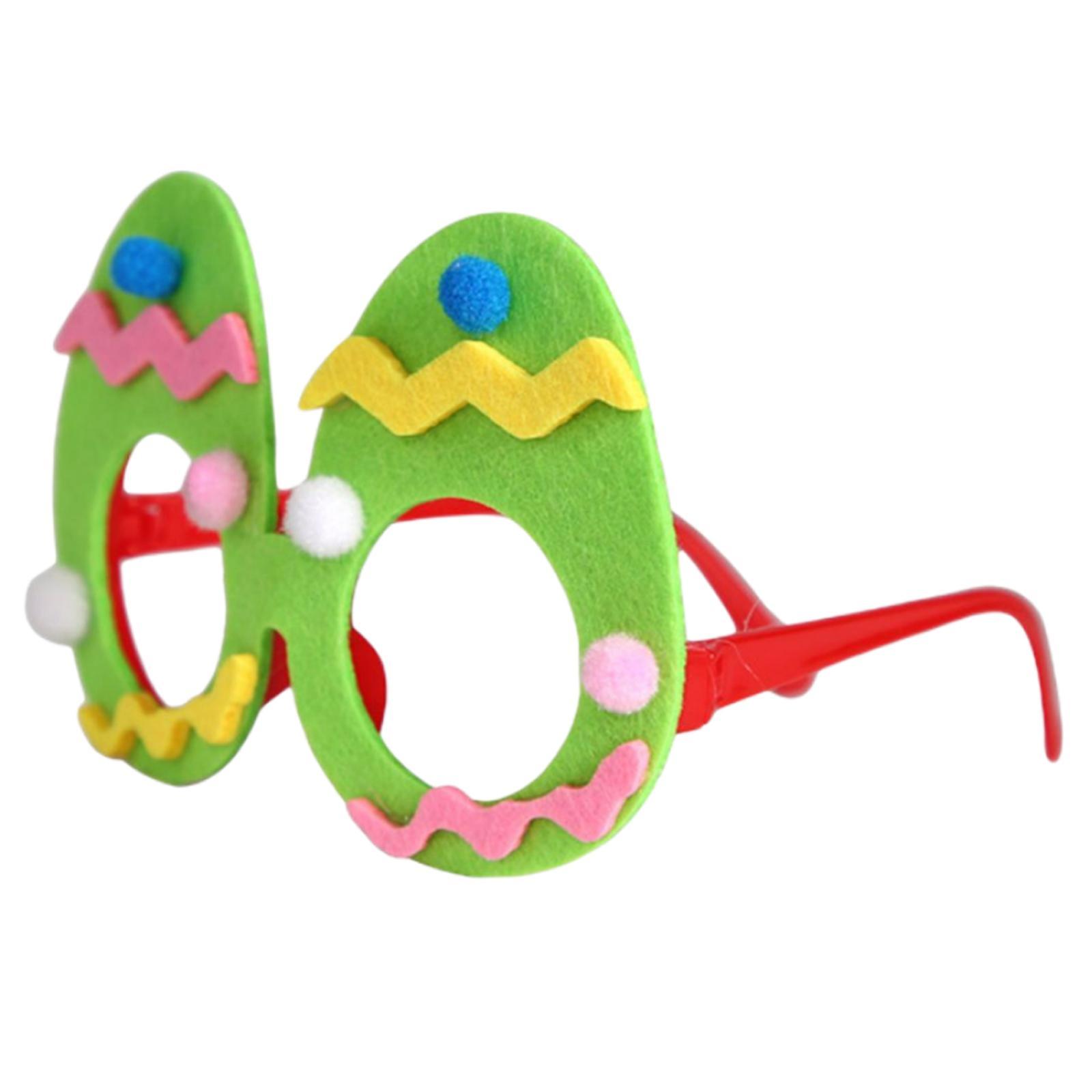 2x Cute Easter Glasses Boys Girls Gifts Eyewear for Birthday Party Decorations