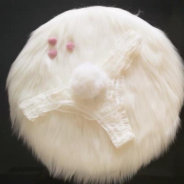 Quần lót nữ lọt khe cục bông hình cáo chồn hồ ly sexy cục bông