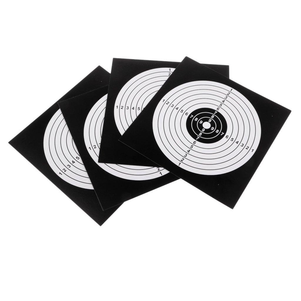 Nhắm mục tiêu bắn cung 14 cm x 14 cm Nhẫn giấy tiêu chuẩn quốc tế mục tiêu 100 mảnh