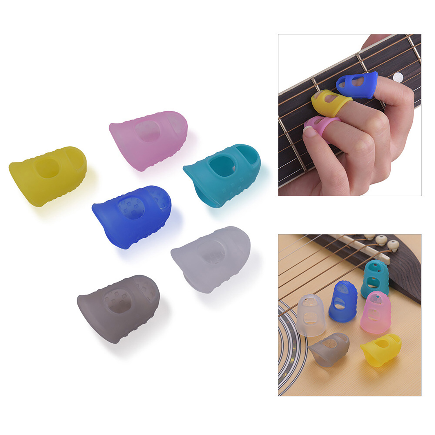 Dụng cụ bảo vệ đầu ngón tay trái khi chơi đàn Guitar - Giúp giảm đau đầu ngón tay
