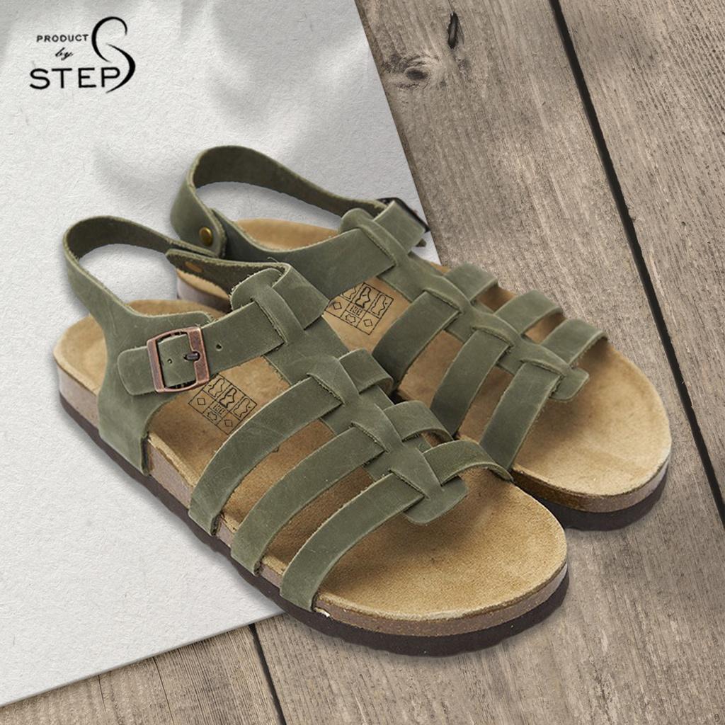 Giày đế trấu Unisex Da Quai chiến binh