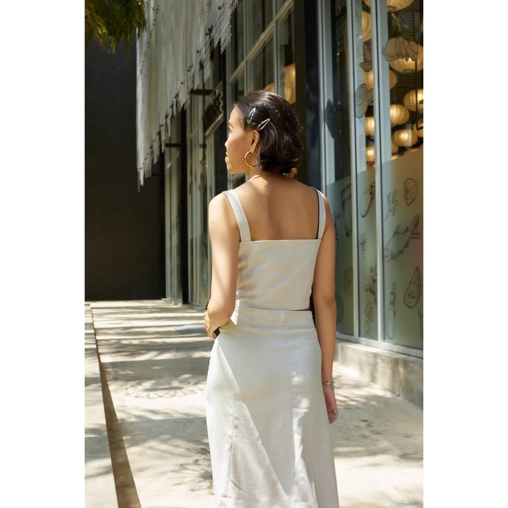 Scarlett House_Set Áo và ĐầmCao Cấp Nữ Chất Liệu Linen Jane Set