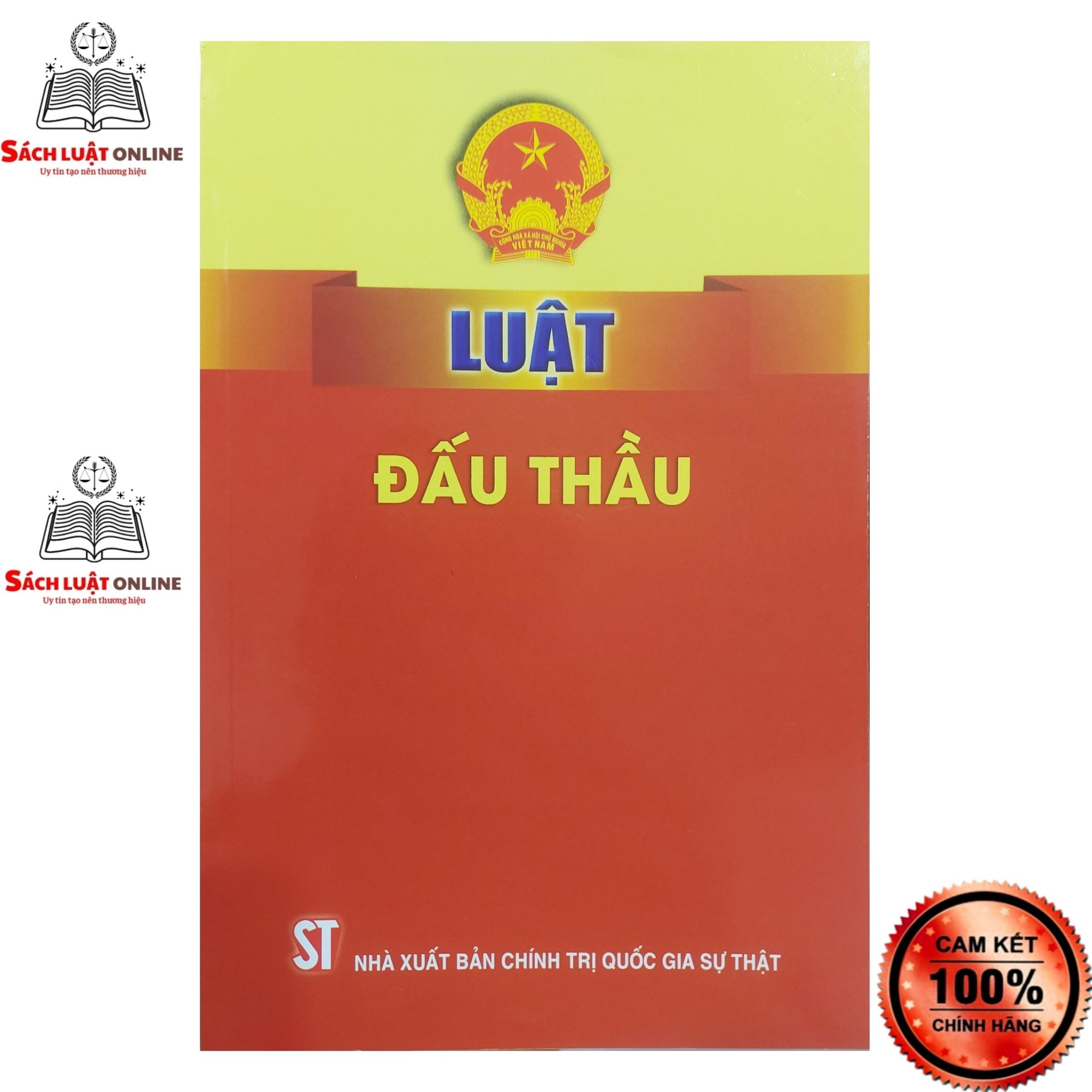 Sách - Luật đấu thầu (NXB Chính trị quốc gia sự thật)