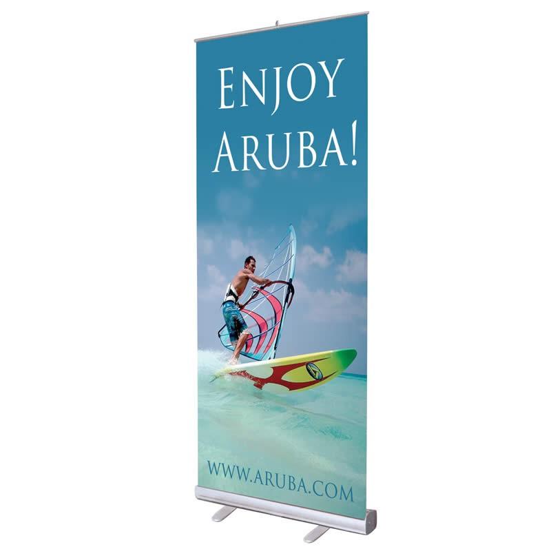 Standy cuốn banner nhôm loại thường 60x160cm