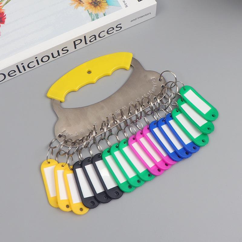 Móc khóa MK1 thẻ tên name tag ghi thông tin Thẻ đánh dấu chìa khóa và ghi chú thông tin vali hành lý valy magic