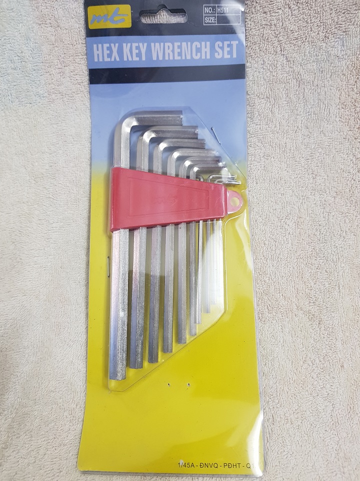 Bộ Vít lục giác 10 chi tiết MT - Hàng chính hãng