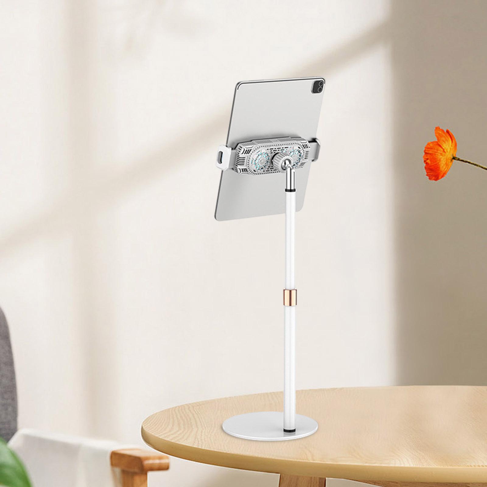 Mobile Phone Phone with Holder Dual Fans Sink Cooling Fan for Watching Dramas Chatting Live Gaming