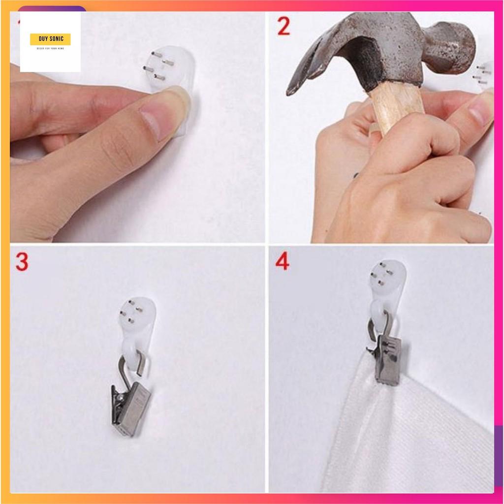 Full bộ phụ kiện treo tường - Không cần khoan tường