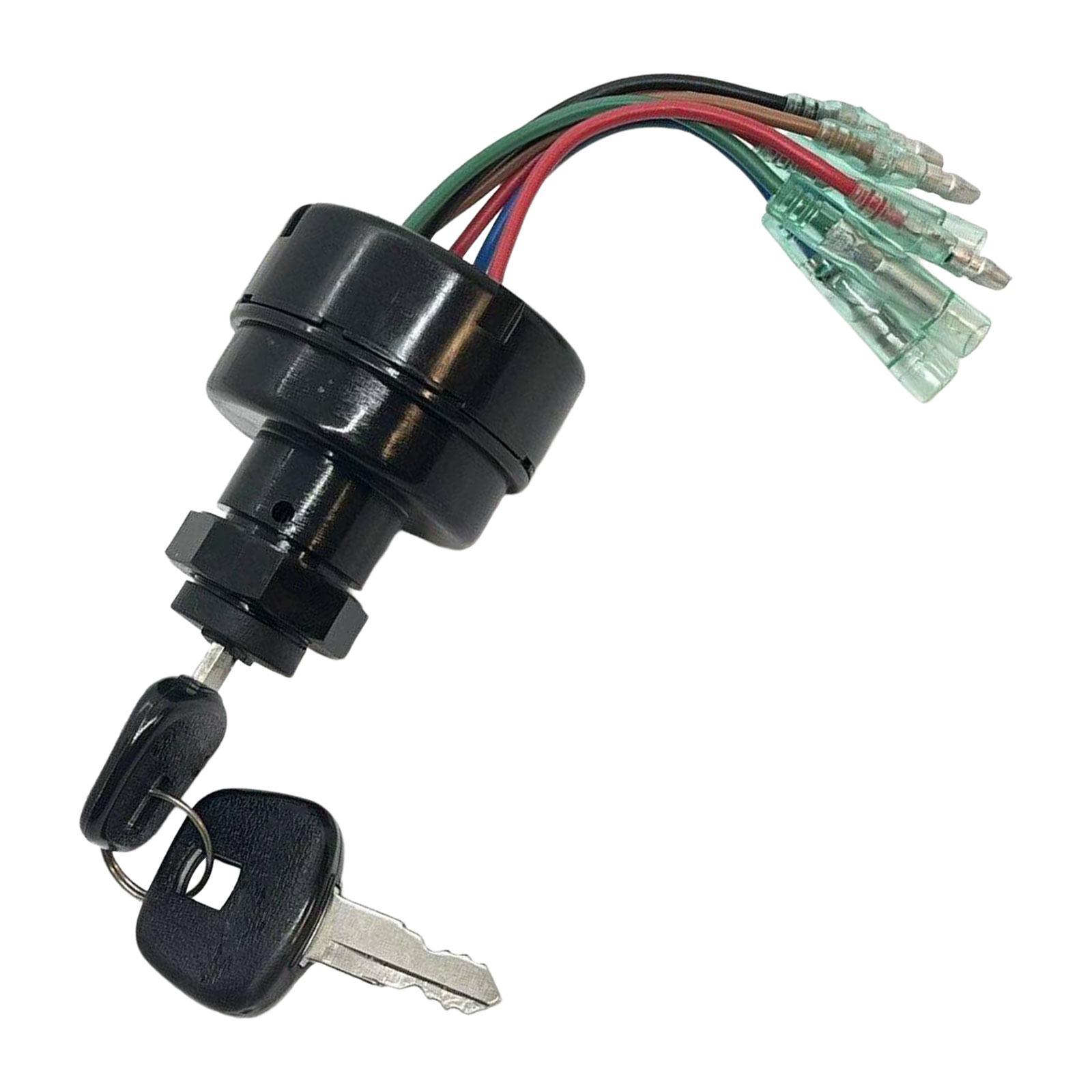 Ignition Switch 353-76020-3 for Outboard Remote Control Box, Boat Engine, for RC5F RC5C, Easy Installation, Durable Replaces